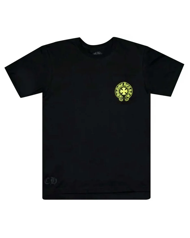 Chrome Hearts Glow In The Dark Pocket Tee Black