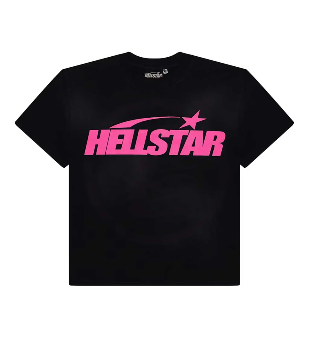 Hellstar Classic Logo Gel Tee BlackPink