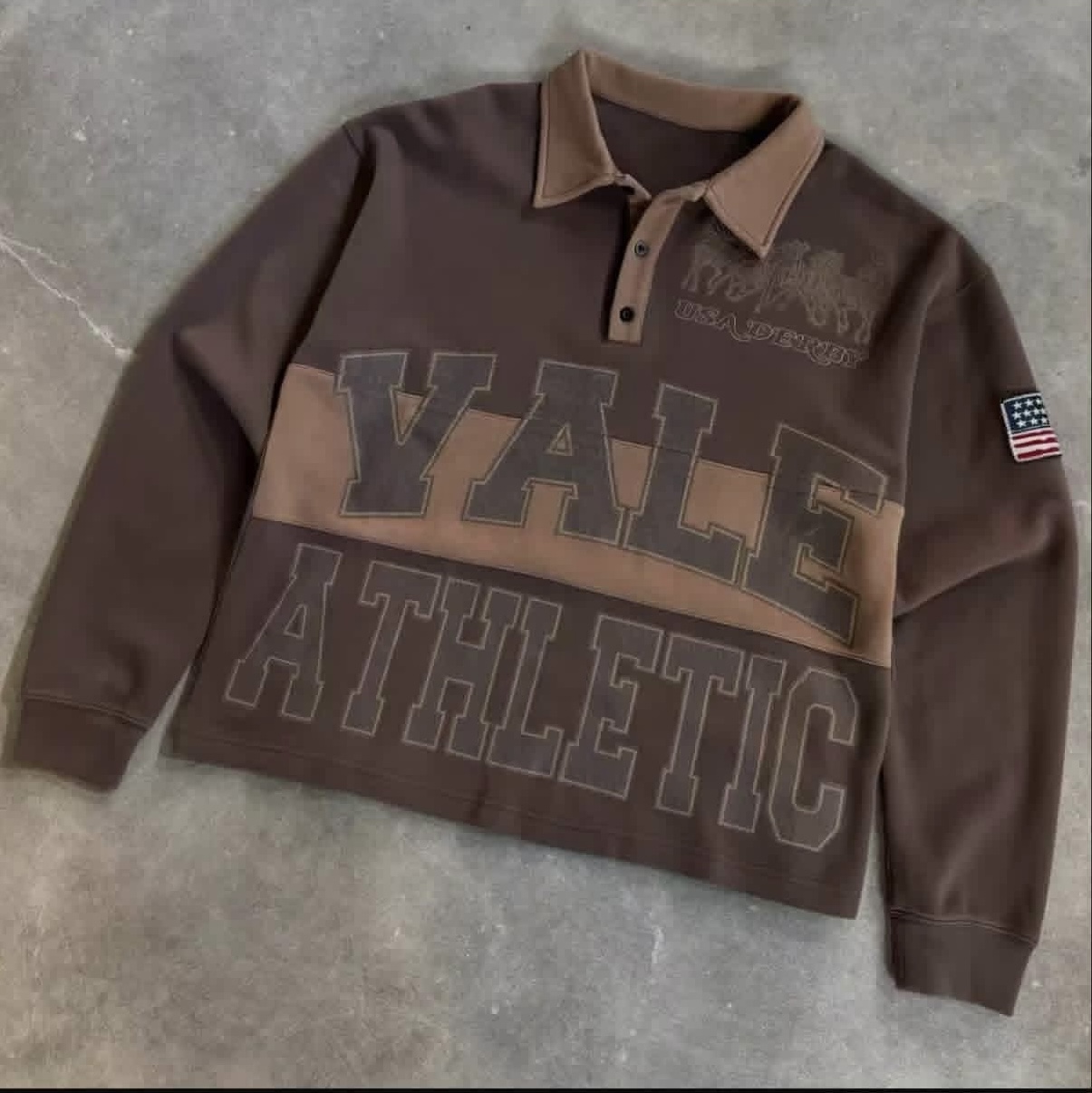 Vale Forever Athletic Polo Brown